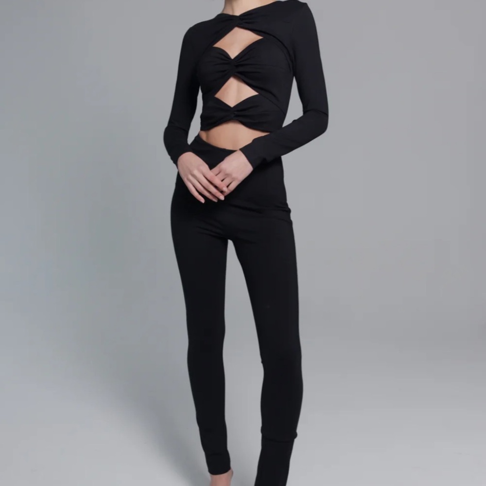 Cut out Black Jumpsuit. NWT